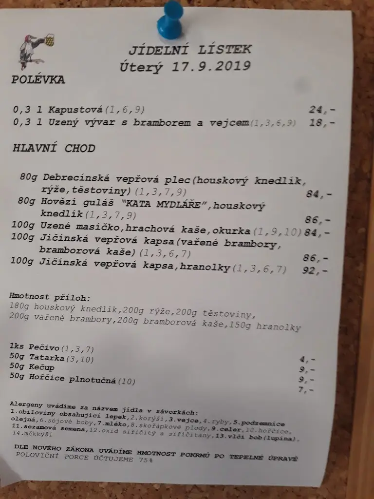 Menu_Ubytovací Hostinec Datlík_Štoky_image_1