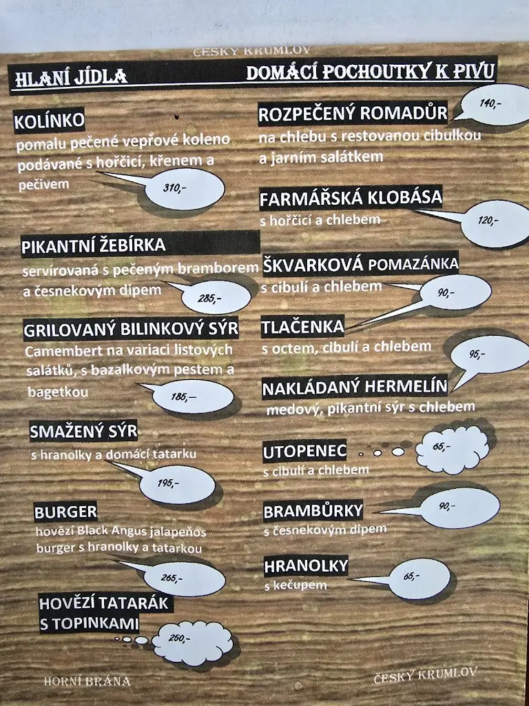 Menu_Pivnice Na Hrázi_Český Krumlov_image_2