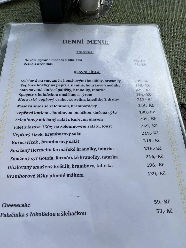 Menu_ZACH Restaurant_Telč_immagine_1
