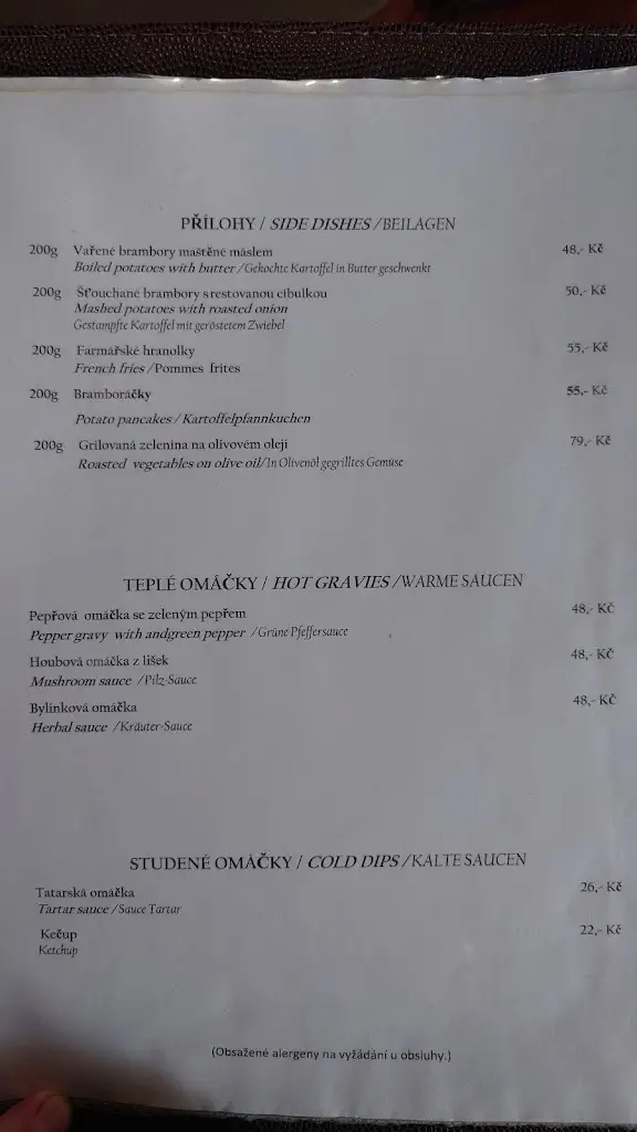 Menu_ZACH Restaurant_Telč_immagine_2