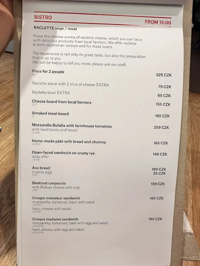 Menu_Bistro Café friends_Telč_image_1