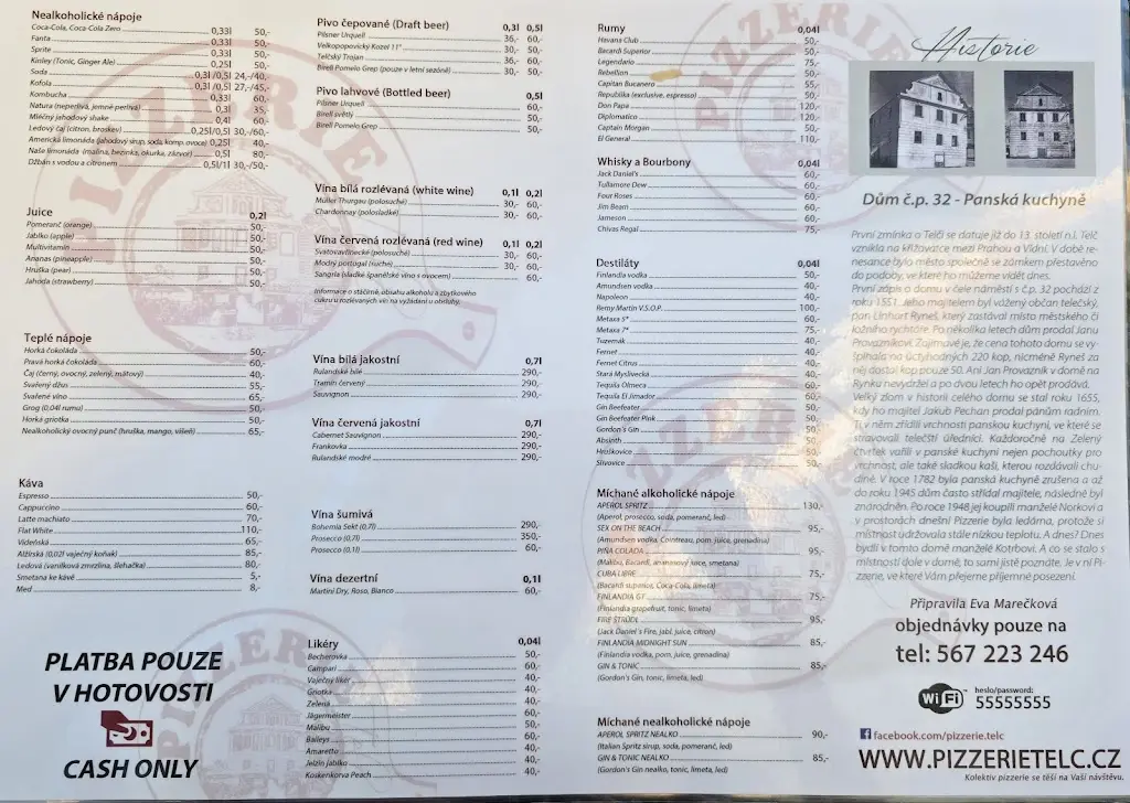 Menu_Pizzerie Telč_Telč_image_2