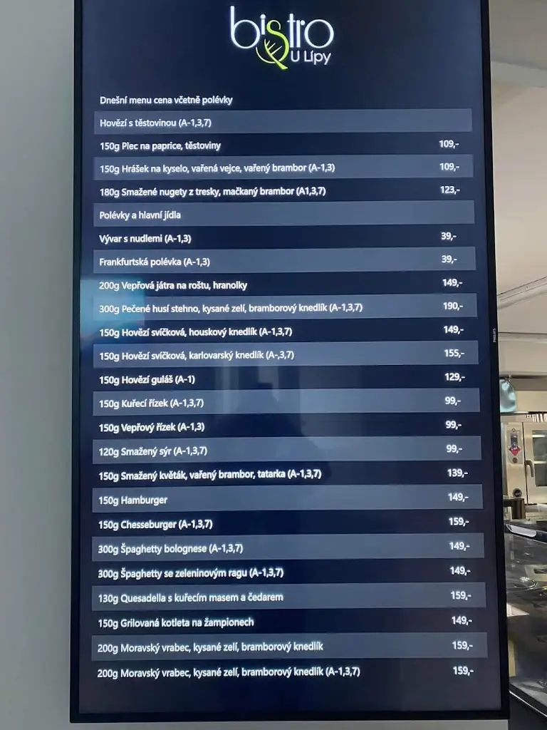 Menu_Bistro U Lípy_Okres Třebíč_image_2