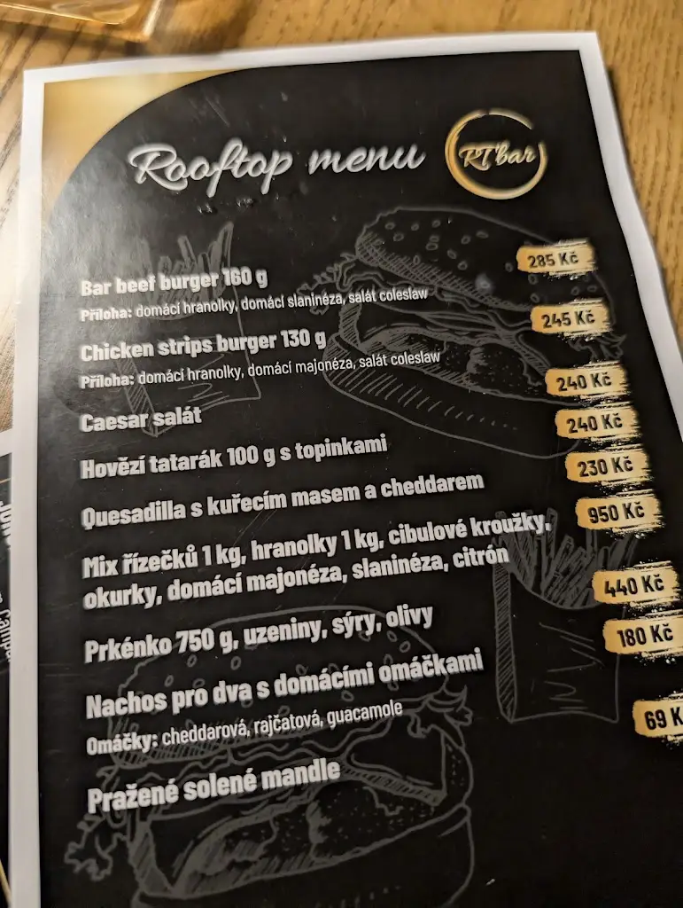 Menu_RoofTop bar Třebíč_Okres Třebíč_image_1