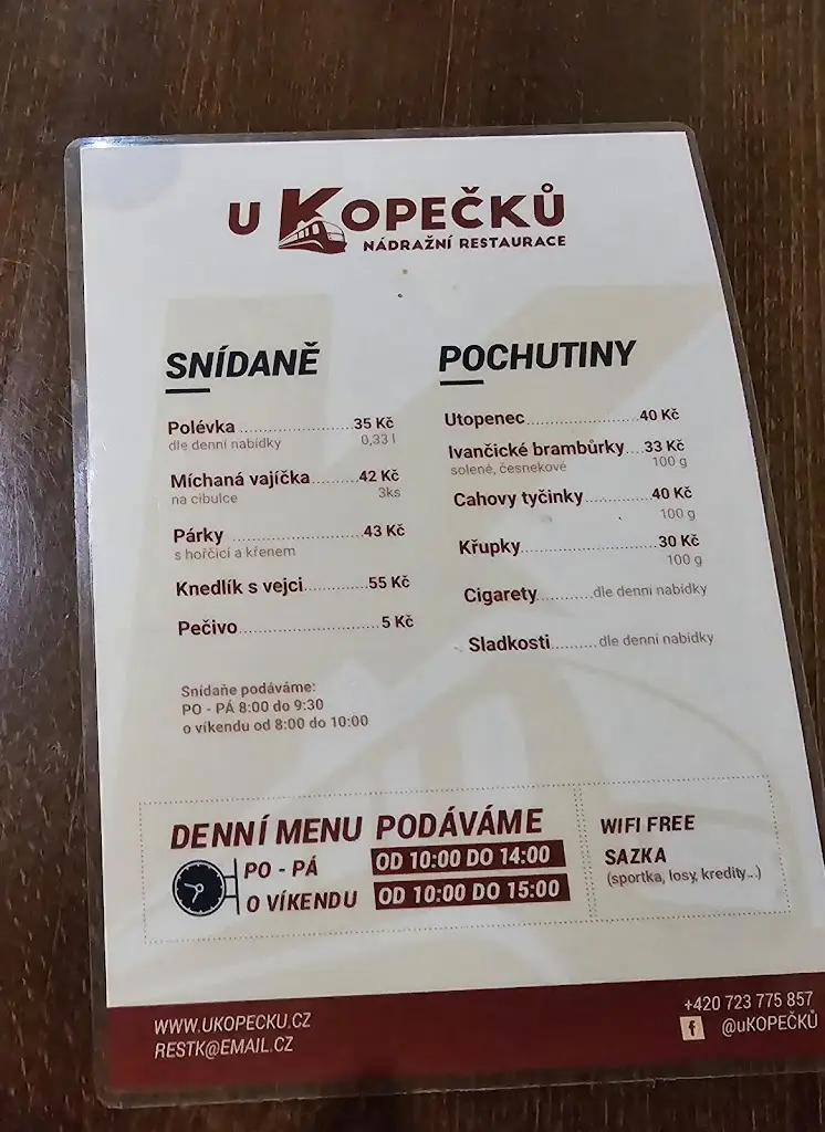 Menu_Restaurace U Kopečků_Okres Třebíč_image_1