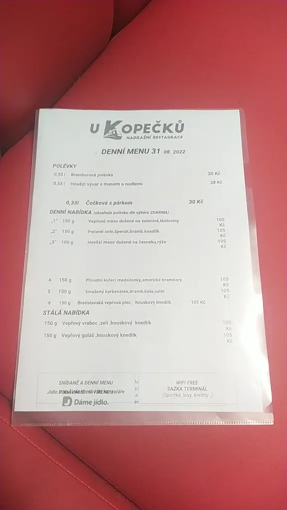 Menu_Restaurace U Kopečků_Okres Třebíč_image_2