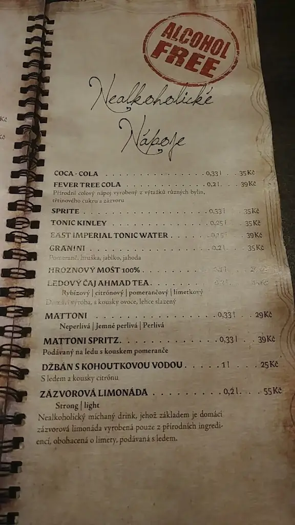 Menu_Lucky's Original Irish Pub_Okres Třebíč_image_3