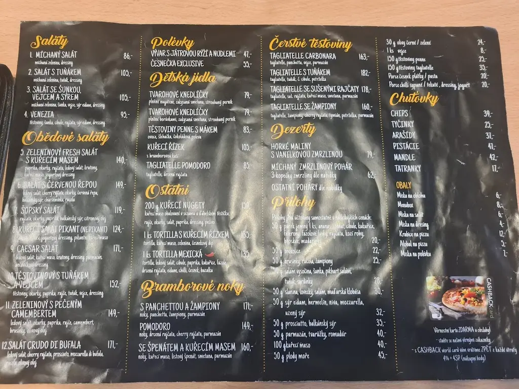 Menu_Pizzeria Laguna_Okres Třebíč_image_1
