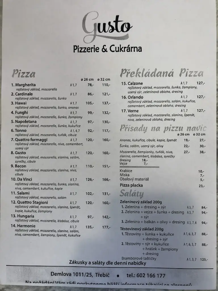 Menu_Gusto - pizzerie a cukrárna_Okres Třebíč_image_3