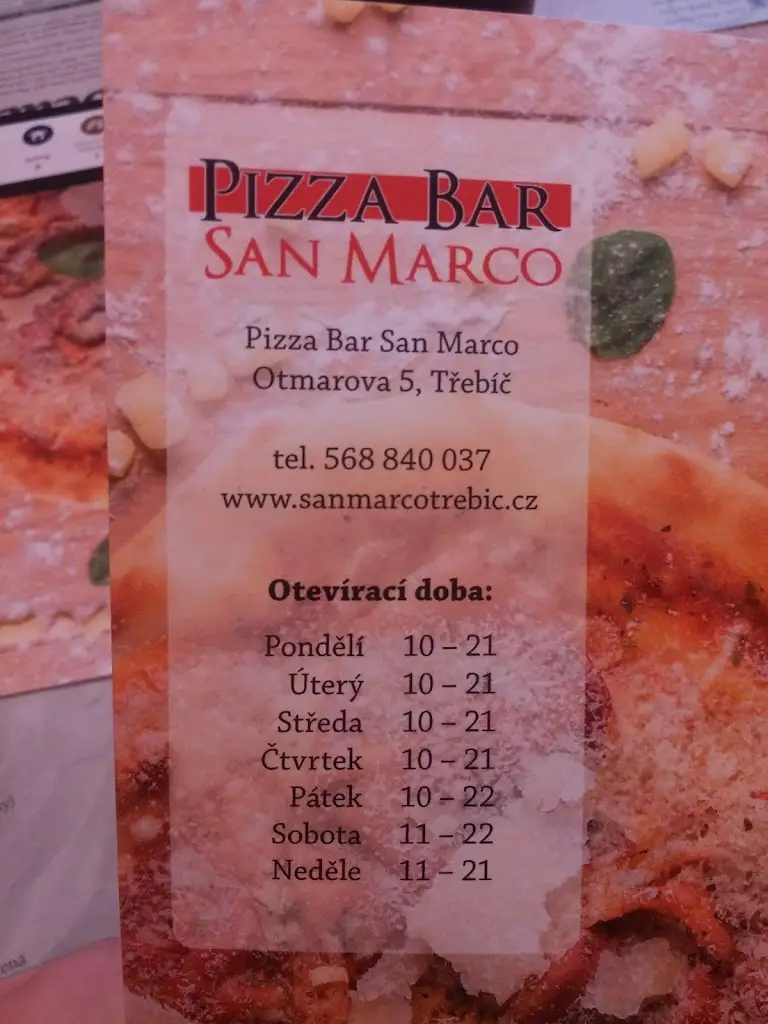 Pizza Bar San Marco_Okres Třebíč_menu_image_1