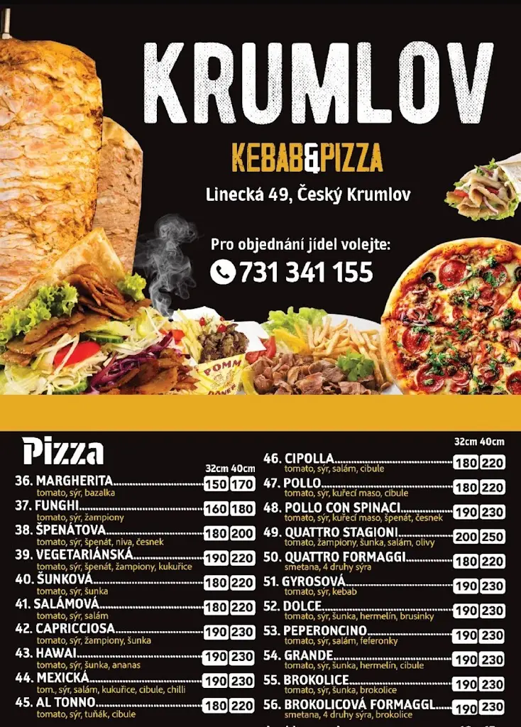 Menu_Kebab & Pizza Krumlov_Český Krumlov_image_2