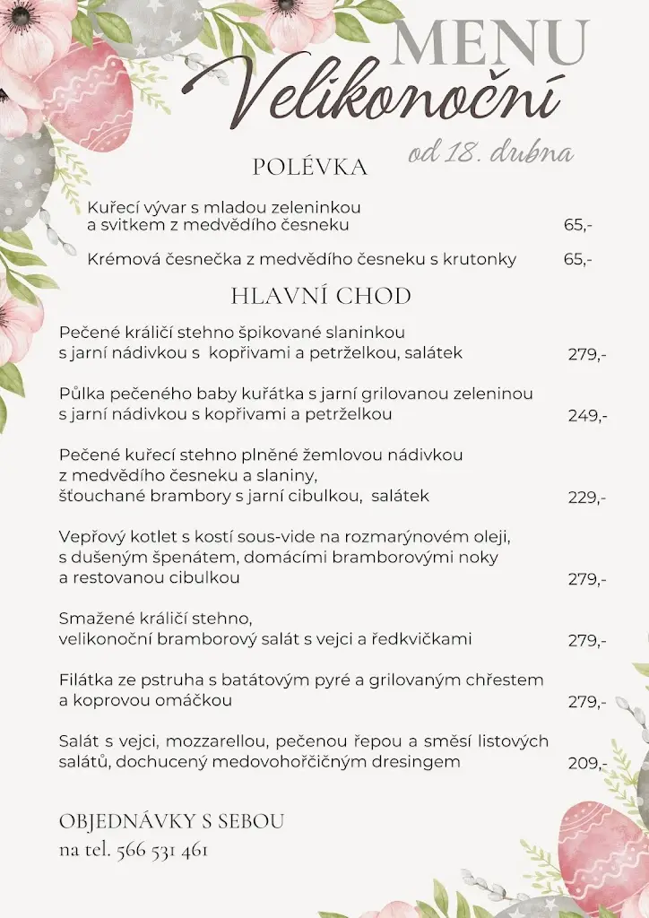 Menu_Restaurace u Raušů_Velká Bíteš_image_1