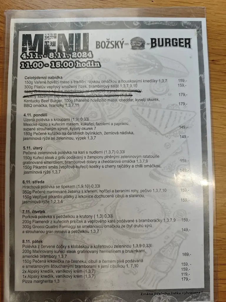 Menu_Božský Burger_Velká Bíteš_immagine_2