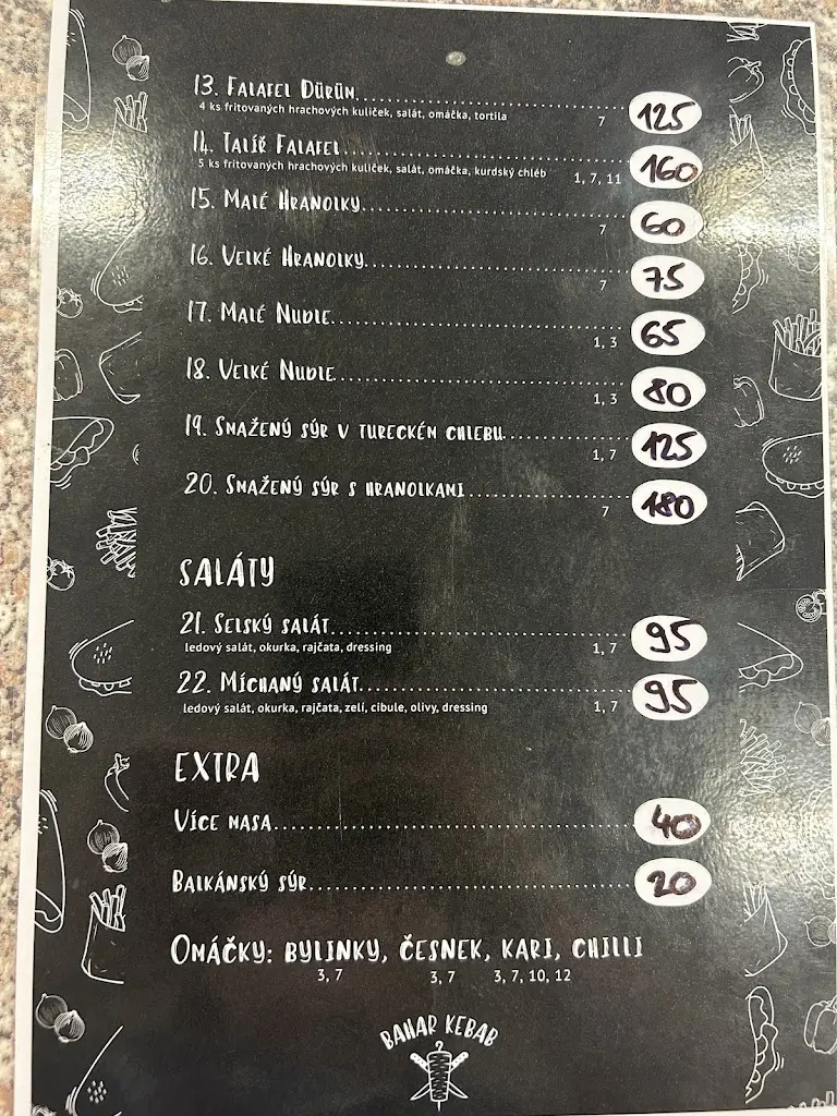 Menu_Bahar Kebab_Velká Bíteš_image_3