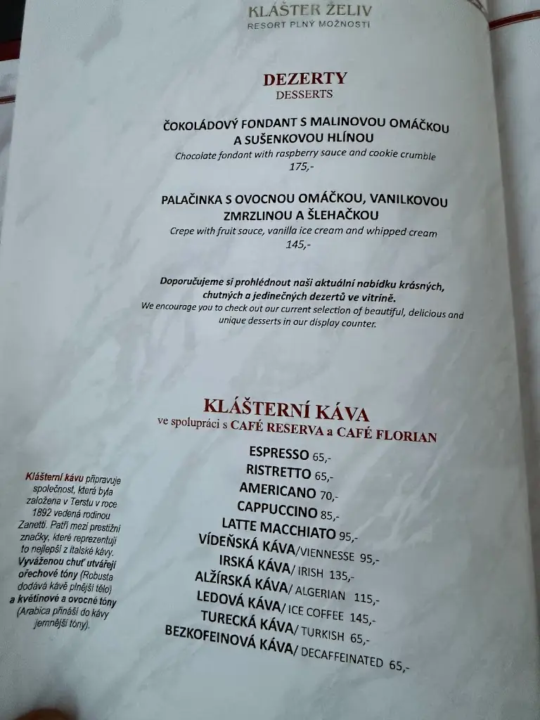 Menu_Klášterní restaurace_Želiv_image_1