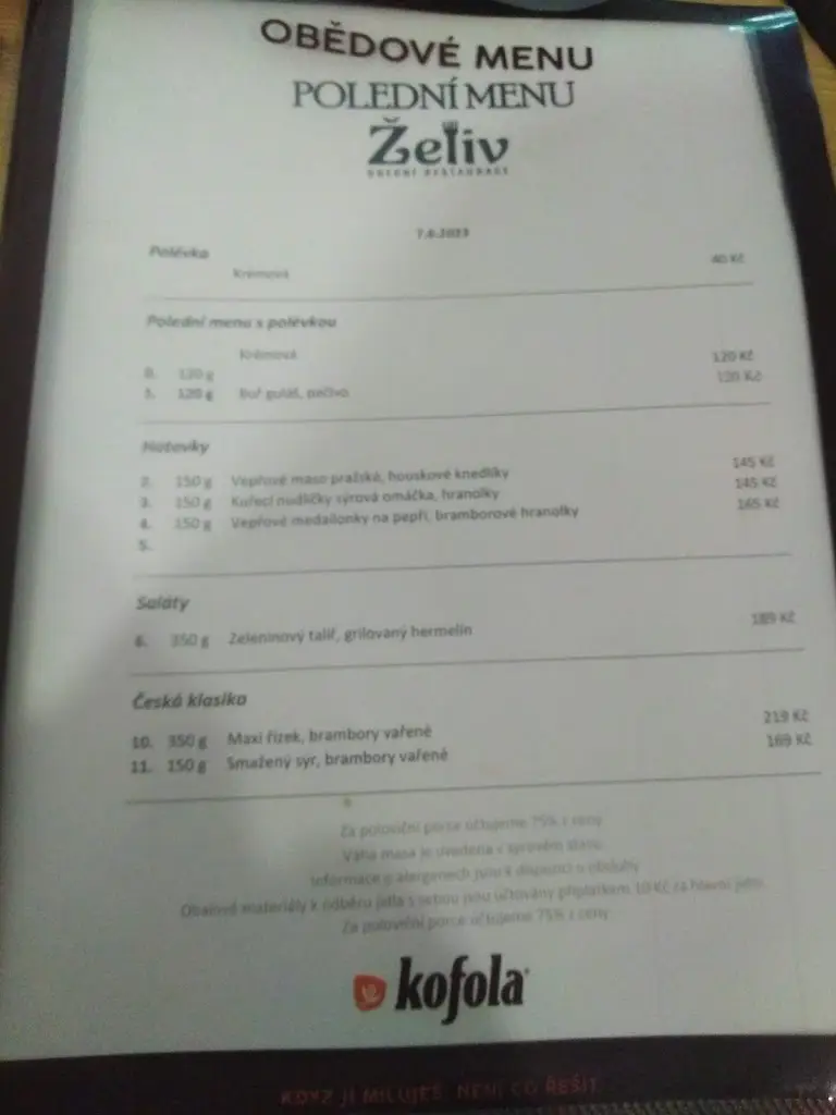 Menu_Obecní restaurace Želiv_Želiv_image_1