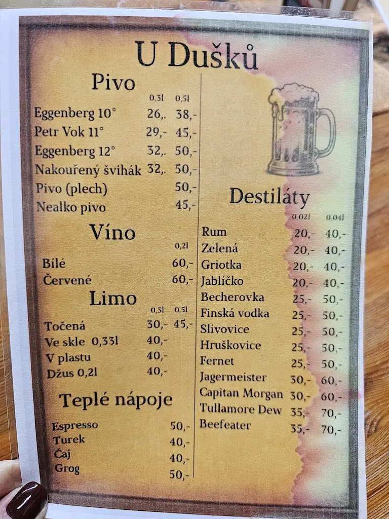 Menu_Hospoda u Dušků_Český Krumlov_image_1