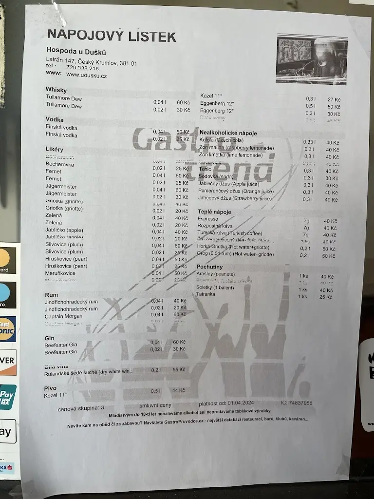 Menu_Hospoda u Dušků_Český Krumlov_image_4