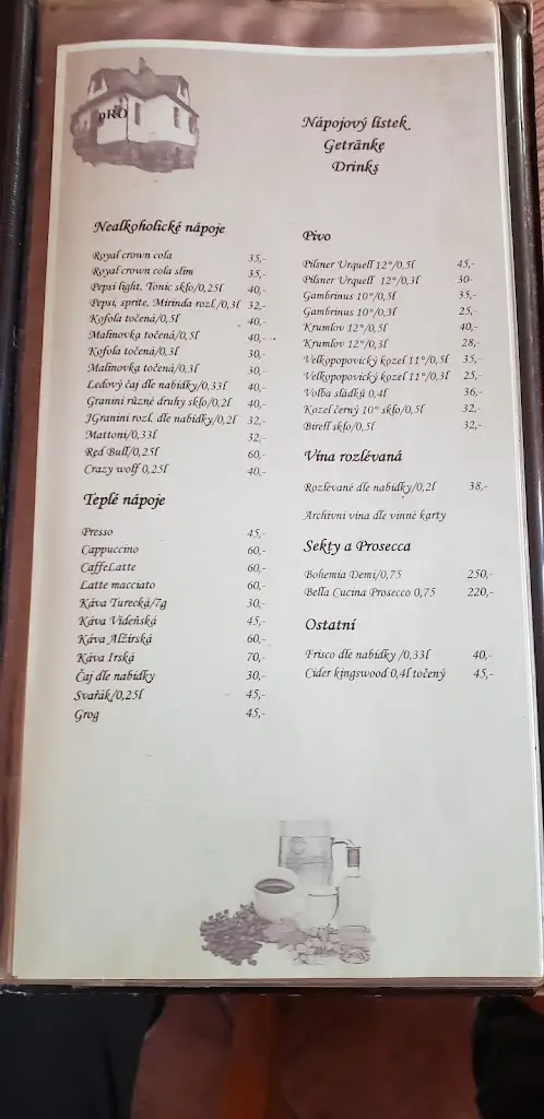 Menu_Pivnice Kavalírka_Český Krumlov_image_4