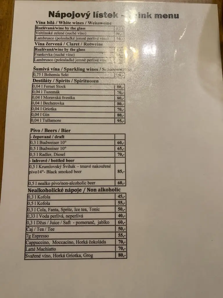 Menu_Restaurace U Hroznu_Český Krumlov_image_3