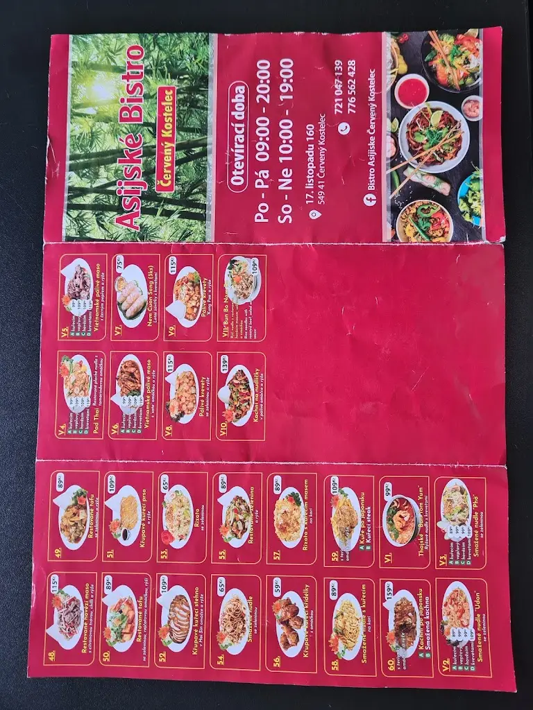 Menu_Asia Bistro_Červený Kostelec_image_2