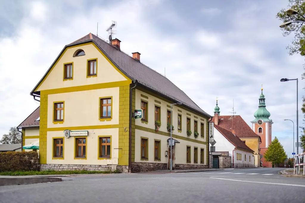 HOTEL ČERNÝ KŮŇ restaurant in Červený Kostelec