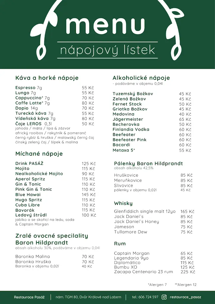Menu_Restaurace Pasáž Dvůr Králové_Černožice_image_3