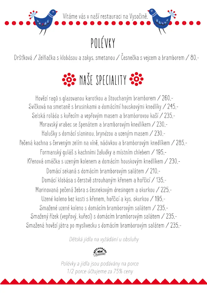 Menu_Restaurant Formanka_České Meziříčí_image_1