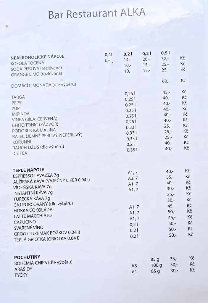 Menu_ALKA Bar Restaurant_Broumov_image_3