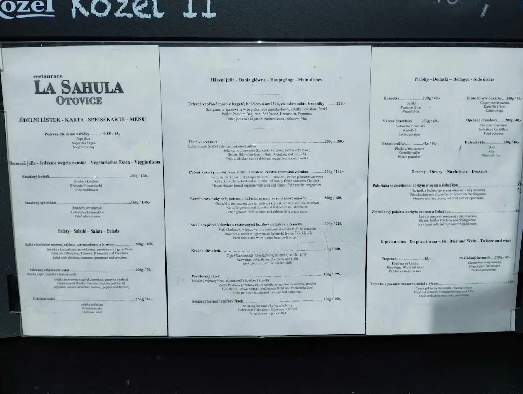 Menu_La Sahula Otovice_Broumov_image_1