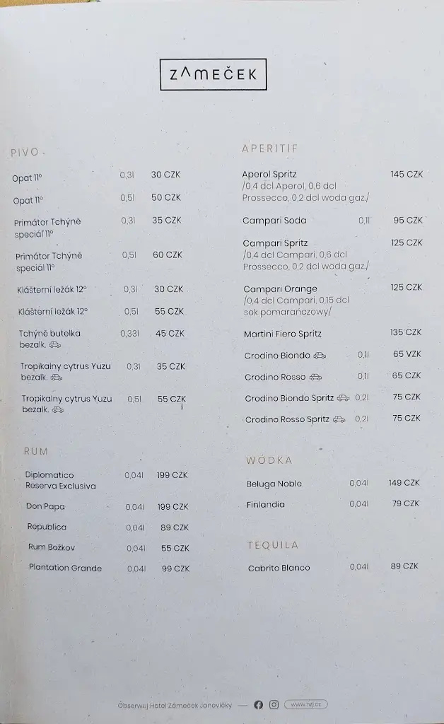 Menu_Hotel Zámeček Janovičky_Broumov_image_1