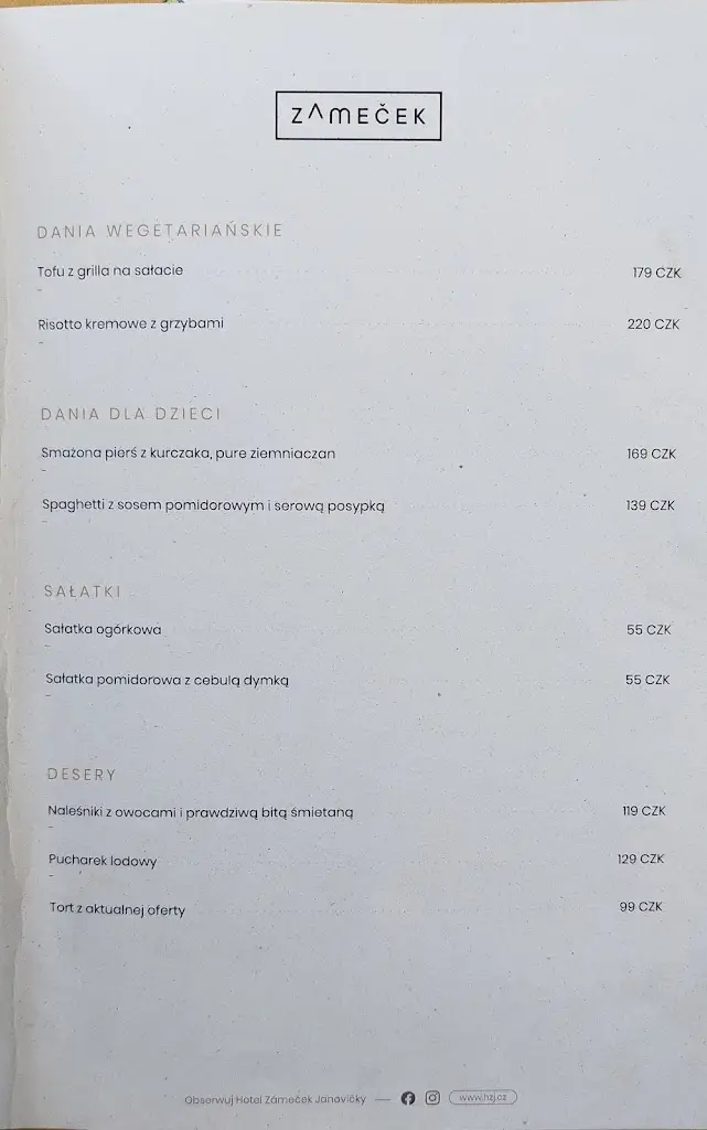 Menu_Hotel Zámeček Janovičky_Broumov_image_3