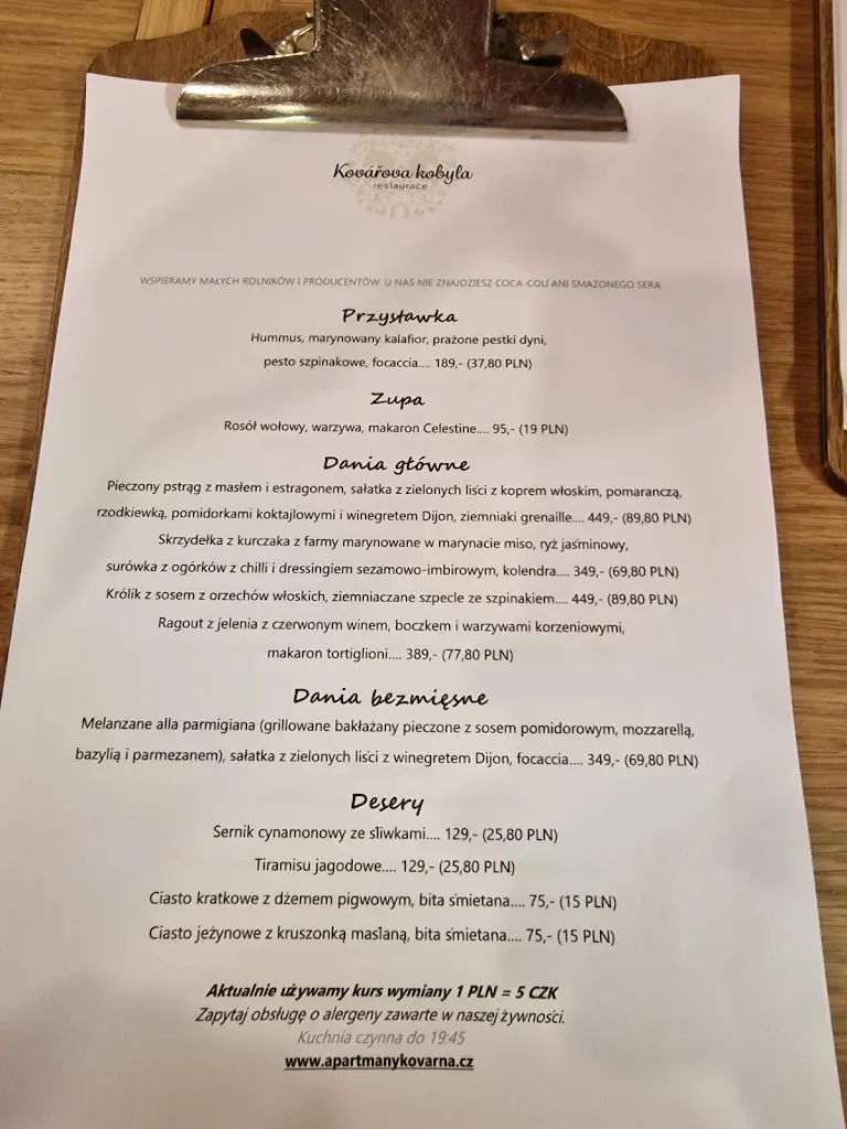 Menu_Kovářova Kobyla_Broumov_image_1