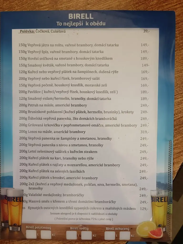 Menu_Restaurant St. Magdaléna - Jetřichov u Broumova_Broumov_image_2