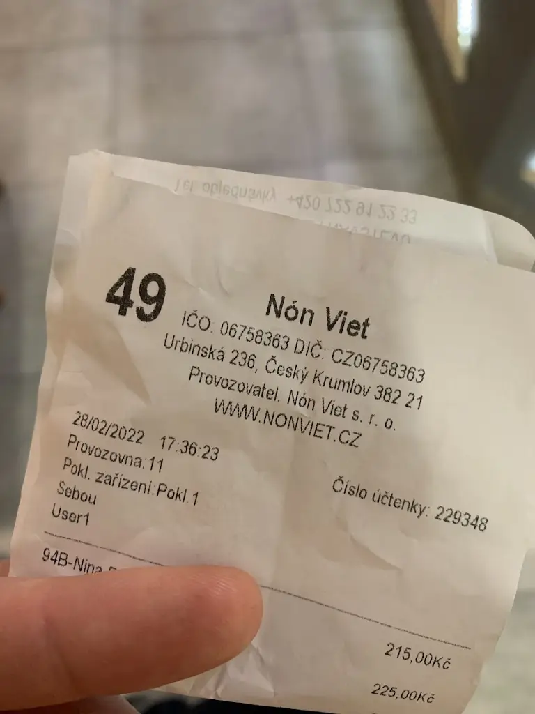 Albert Klein_Nón Viet Český Krumlov_Český Krumlov_review