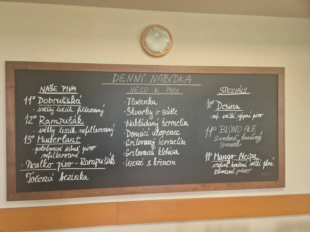 Menu_Pivovarská hospůdka s bowlingem Rampušák_Dobruška_image_2