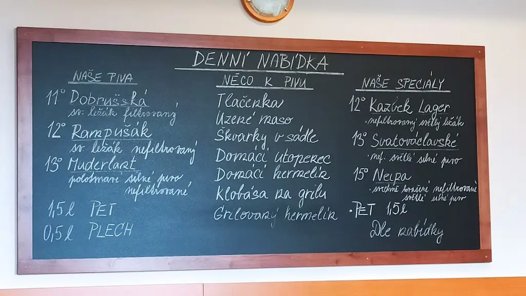 Menu_Pivovarská hospůdka s bowlingem Rampušák_Dobruška_image_4