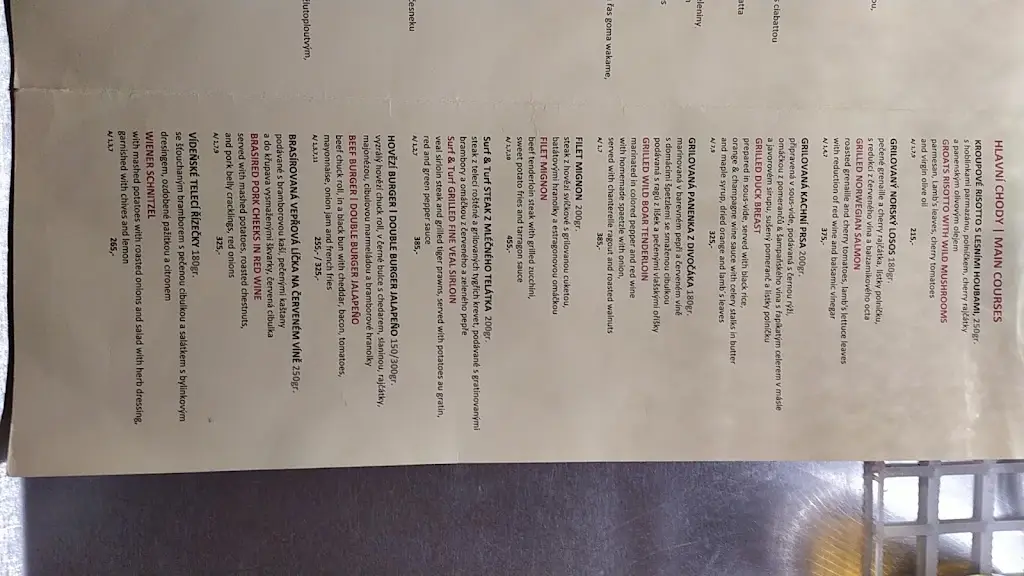 Menu_RESTAURANT ARCHWAY_Dolní Černilov_image_3