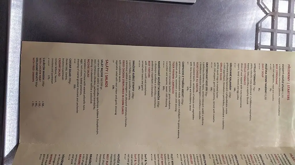 Menu_RESTAURANT ARCHWAY_Dolní Černilov_image_4