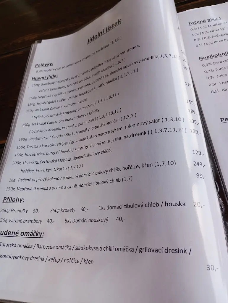 Menu_Charovna_Chlumec nad Cidlinou_image_4