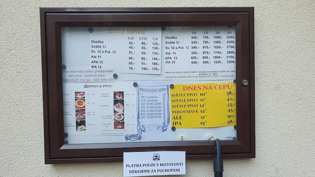 Menu_Rodinný Pivovar u Vacků_Chlumec nad Cidlinou_image_1