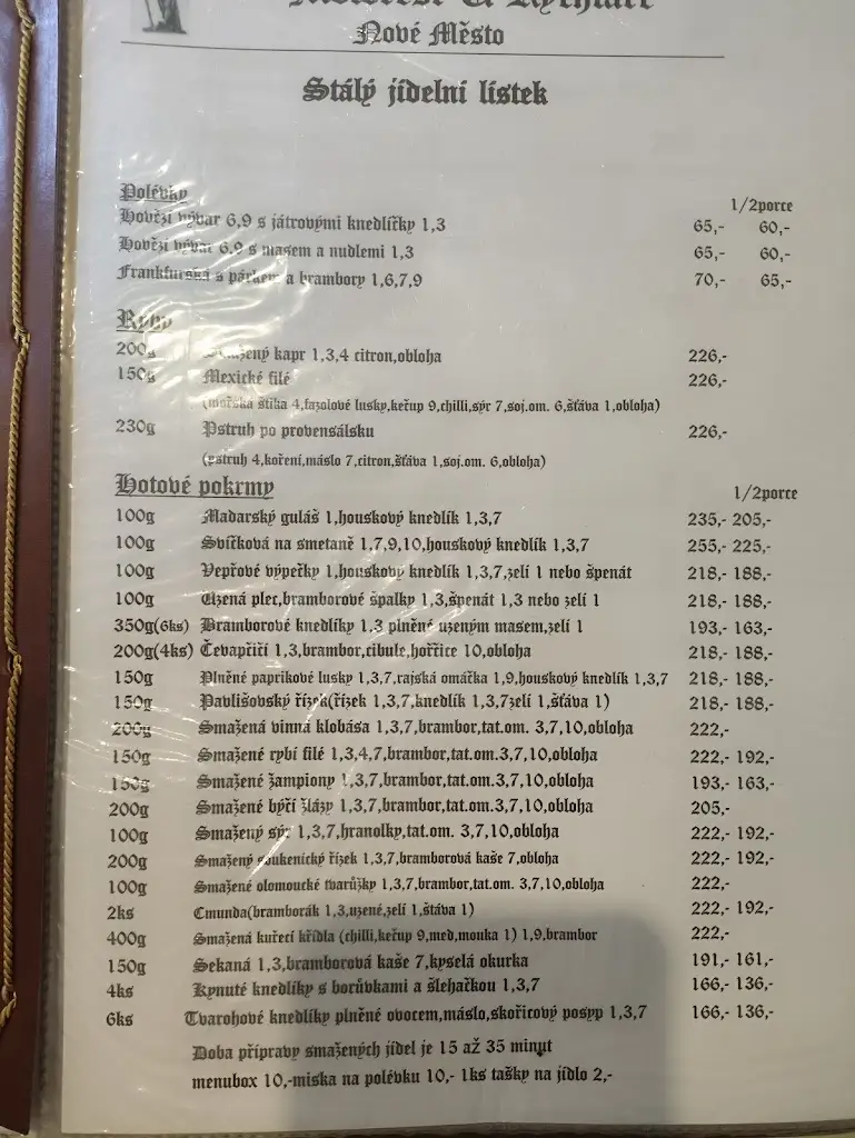 Menu_Motorest u Rychtáře_Chlumec nad Cidlinou_image_4