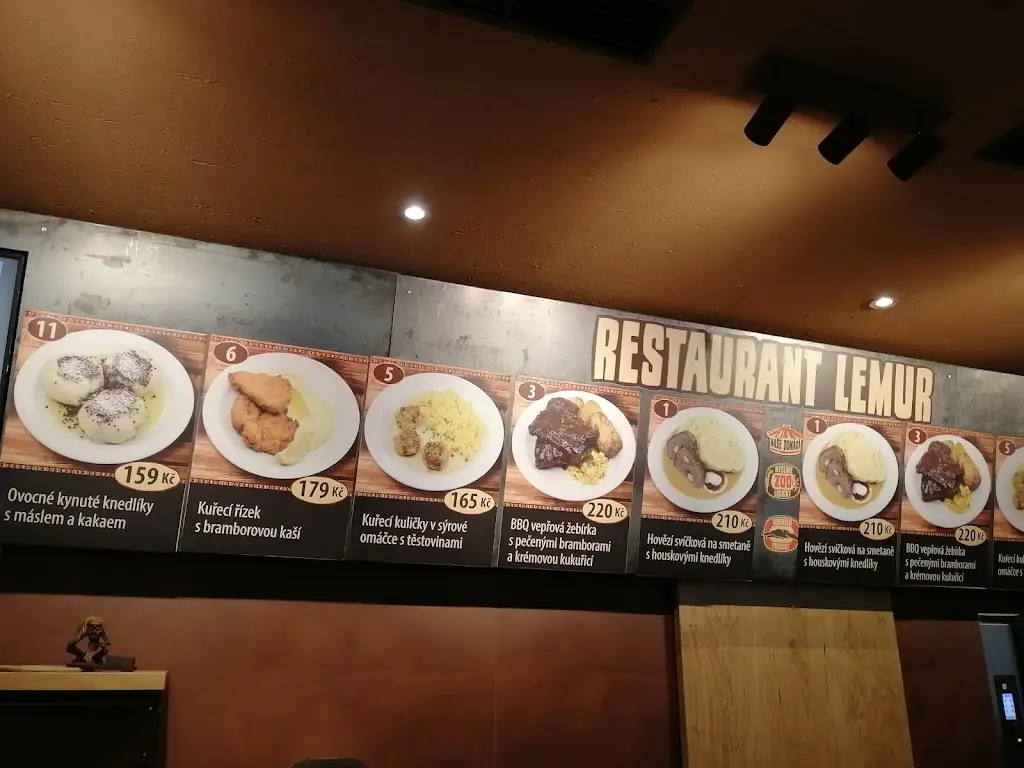 Menu_Restaurant Lemur_Dvůr Králové nad Labem_image_3