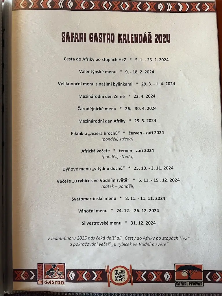 Menu_Safari pivovar_Dvůr Králové nad Labem_image_1