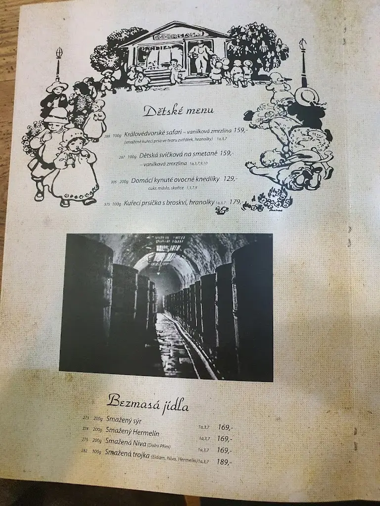 Menu_Restaurace U Hlaváčků_Dvůr Králové nad Labem_image_3