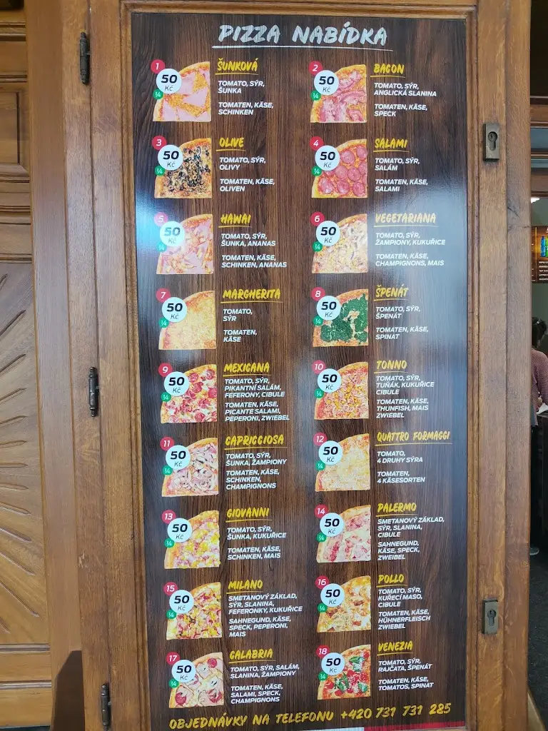 Menu_Pizzerie Calabria Dvůr Králové nad Labem_Dvůr Králové nad Labem_image_1