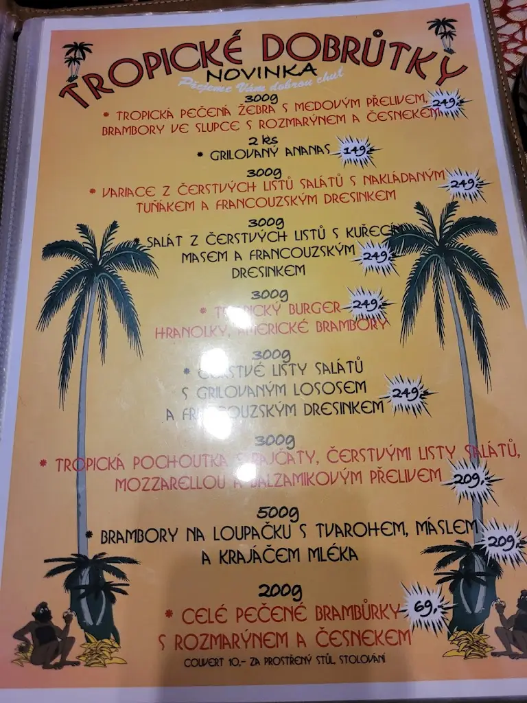 Menu_Steak bar Tropical._Česká Skalice_image_1