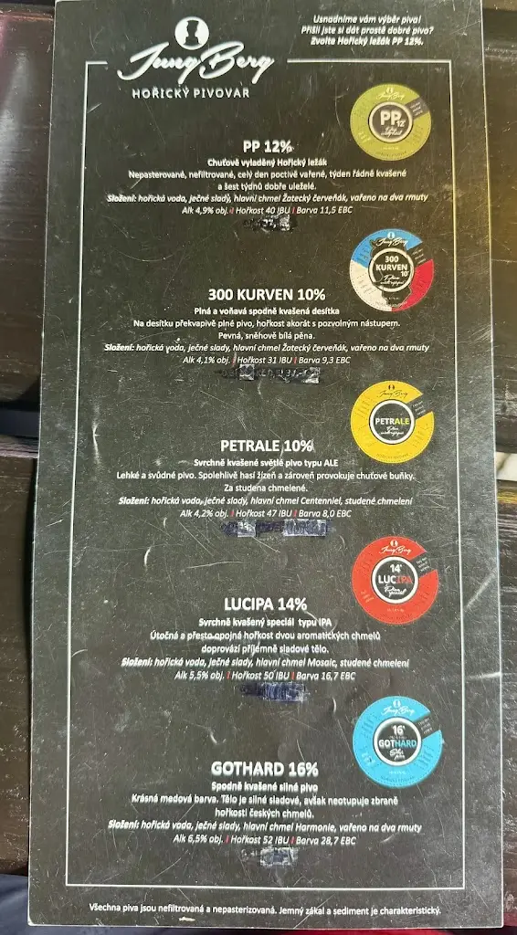 Menu_Restaurant Old Times_Hořice_image_2