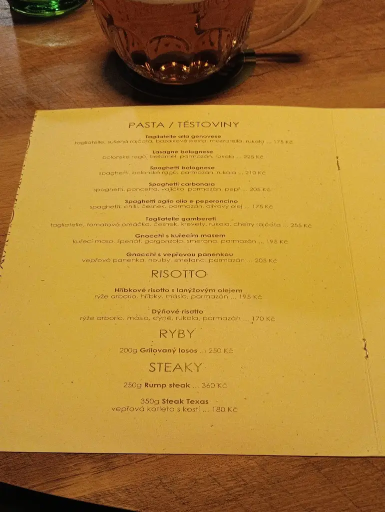 Menu_Restaurant & Pizzeria Botanica_Hořice_image_2