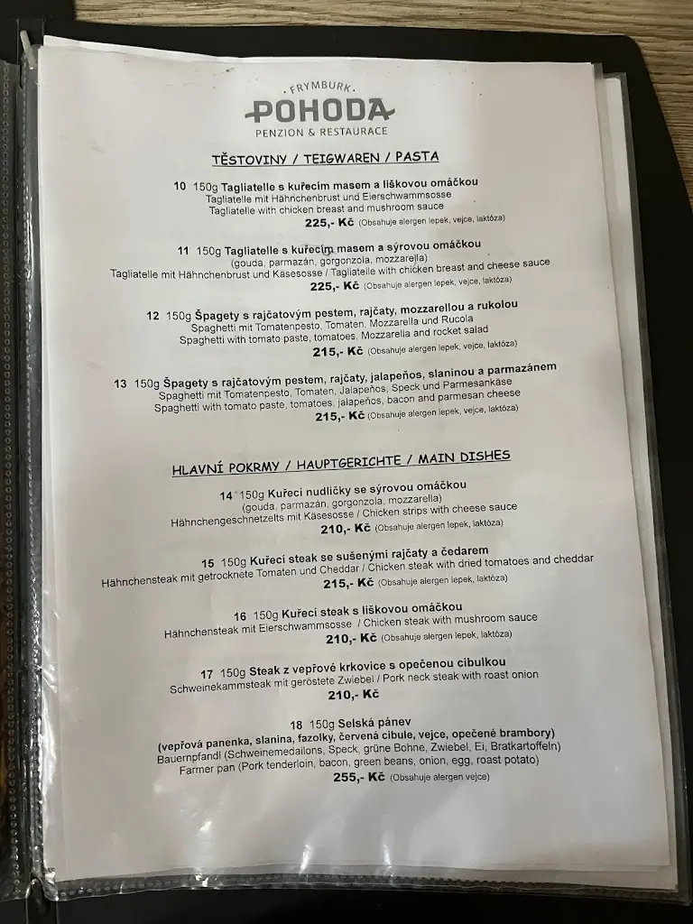 Menu_Restaurace Pohoda_Frymburk_image_2